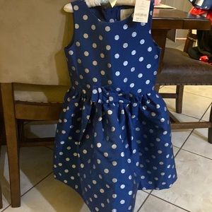 New Gymboree party blue dress size 6